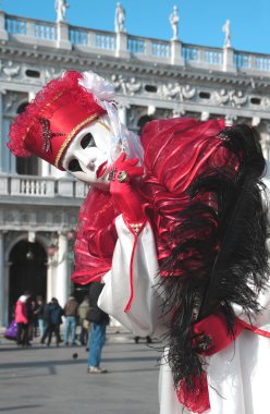 Venedik 'te karnaval maskesi