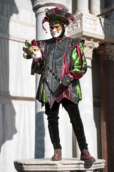 Карнавальна маска у Венеції — стокове фото