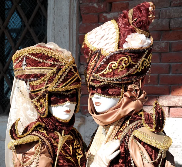 Karnevalsmaske in Venedig — Stockfoto