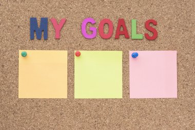 Hedeflerimi Not Defteri ile sözler