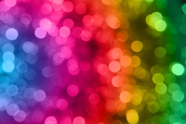 クリスマスの夜から虹の光をぼかし — ストック写真