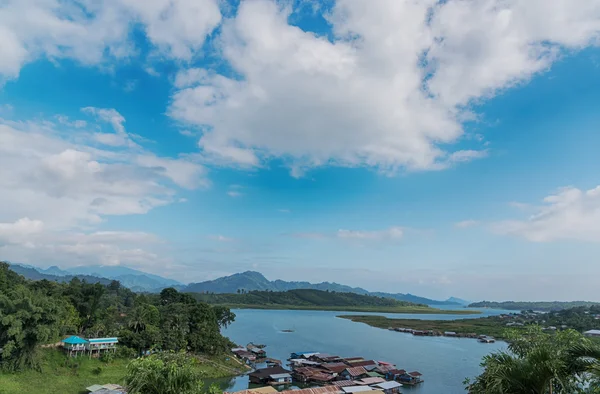 Bela paisagem em Sangkhlaburi — Fotografia de Stock