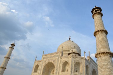 Taj mahal gündoğumu ışık