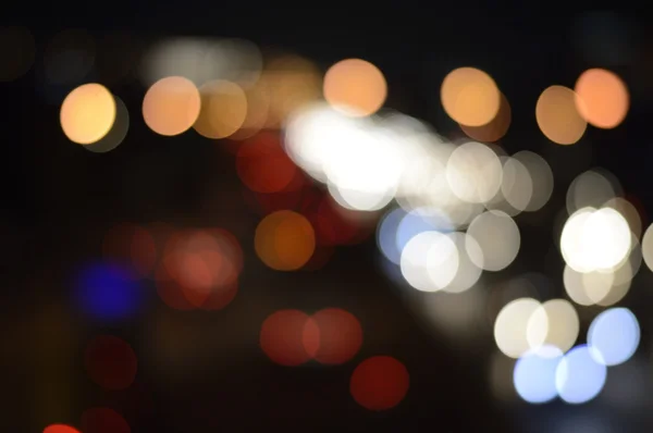 Beau fond lumineux bokeh circulaire — Photo