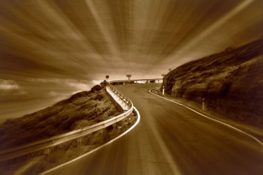 Dağ yolu, Gran Canaria
