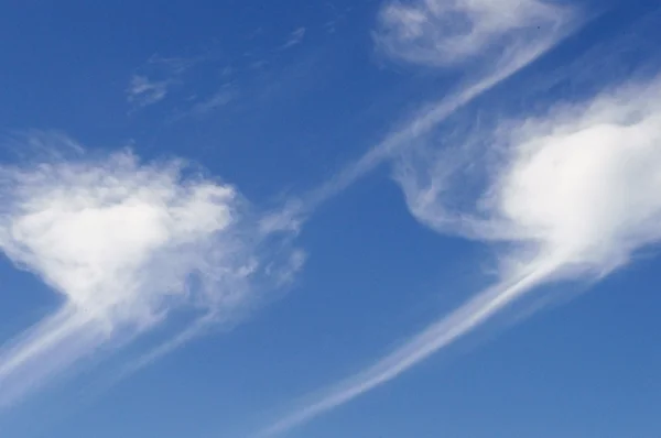 Wolken und Himmel. Bild aufgenommen aus dem Blickwinkel der Bergarucas. Gran Canaria. — Stockfoto