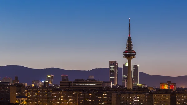 Madrid gece manzarası