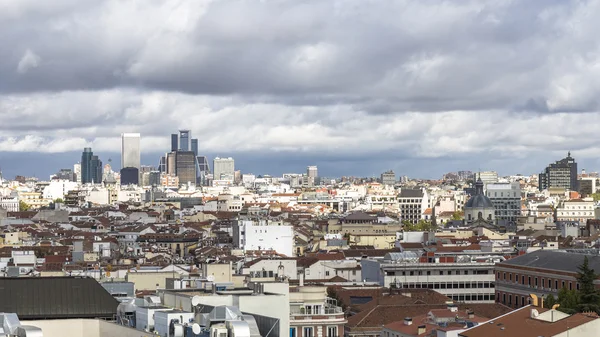 Cloudy sky in Madrid Stock Image