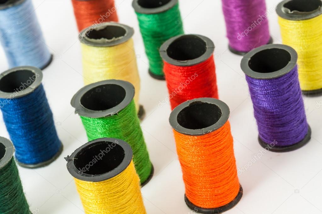 Colorful bobbin threads