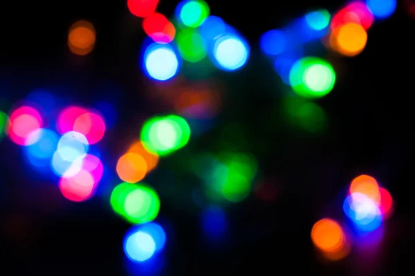 Bokeh sfocato di punti luce — Foto Stock