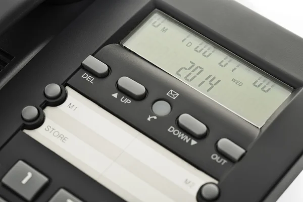 Corporate Desk Estúdio de exibição de telefone isolado — Fotografia de Stock