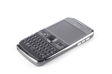 Akıllı telefon Nokia E72 beyaz üzerinde izole