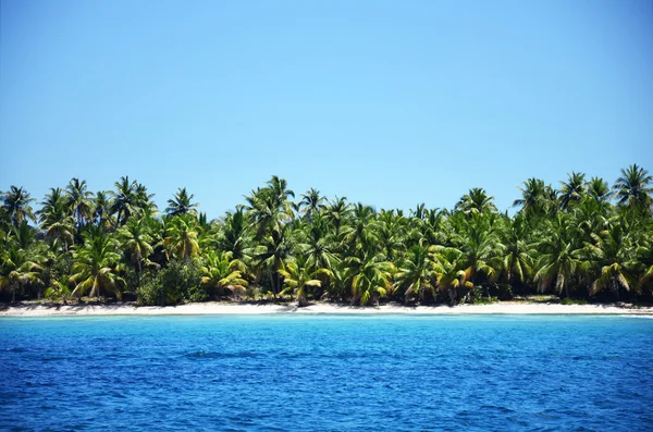Beautiful landscape of exotic tropical island — Stock Photo, Image