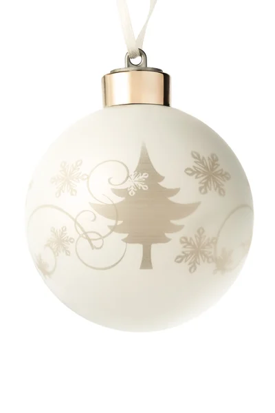 Decorative christmass ball isolated on white — Stock Photo, Image