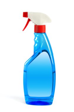 Concep temizlik izole, kırpma yolu studio ile püskürtülen ilaç şişe