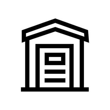 Garaj, gayrimenkul satırı simgesi