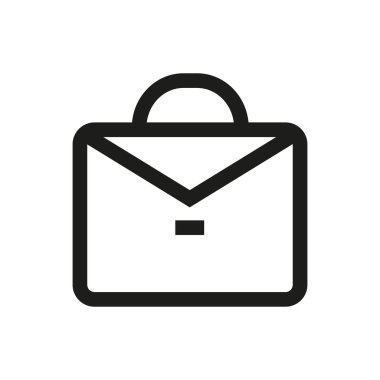 Suitcase, portfolio line icon