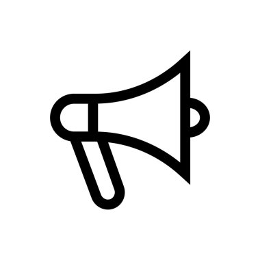 Promotion, megaphone line icon.