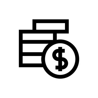 Paralar satırı simgesi.