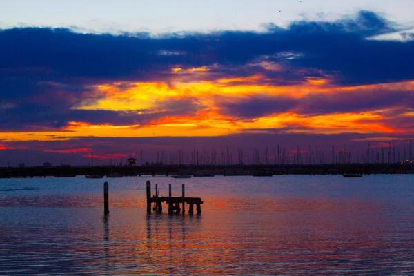 Naplemente: St Kilda — Stock Fotó