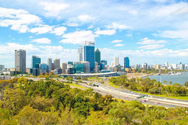 Perth CBD as seen from King's Park — Stock Photo, Image