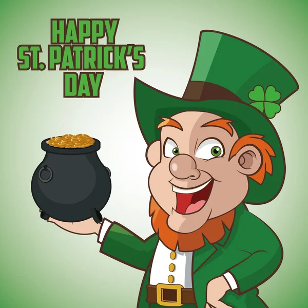 St patricks desain hari - Stok Vektor