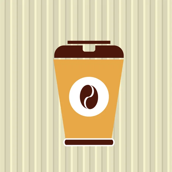 커피 아이콘 디자인 — 스톡 벡터