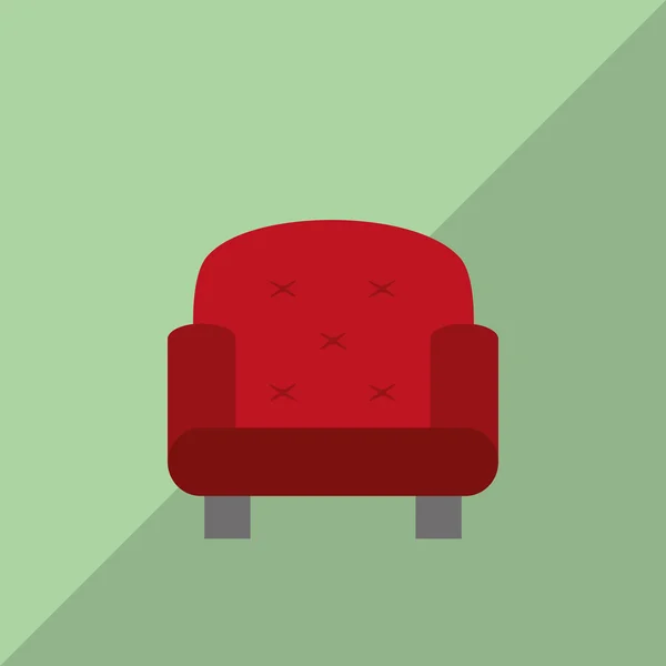 Design der Stuhl-Ikone — Stockvektor