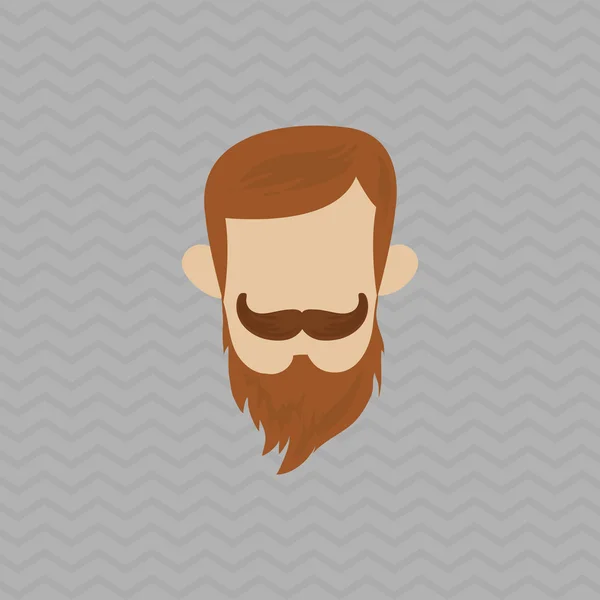 Design d'icône de style Hipster — Image vectorielle