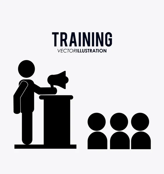 Training icon design — Stock Vector