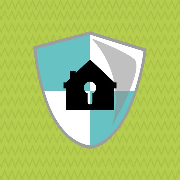 Diseño de icono de seguridad — Vector de stock