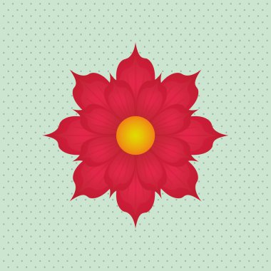 Çiçek simgesi tasarım