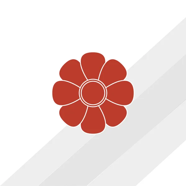 Conception icône fleur — Image vectorielle