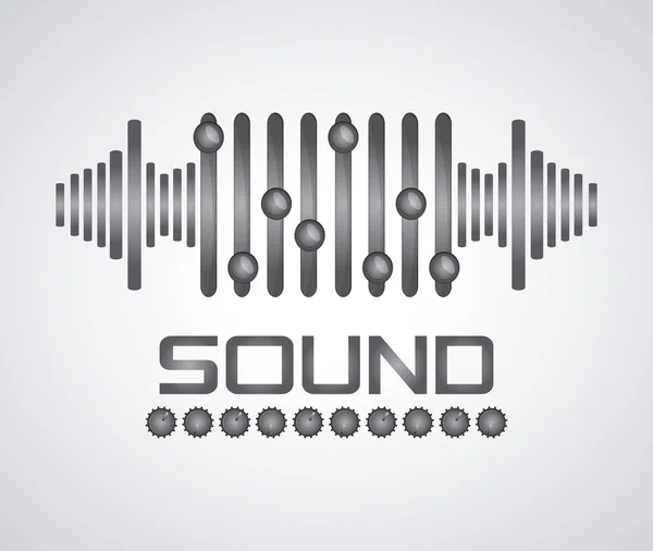 Sound icon design — Stock Vector