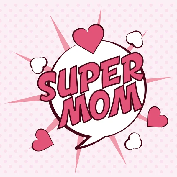 Diseño del día de las madres — Vector de stock