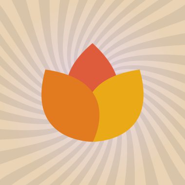 Çiçek simgesi tasarım