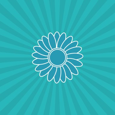 Çiçek simgesi tasarım