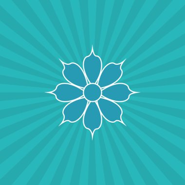 Çiçek simgesi tasarım