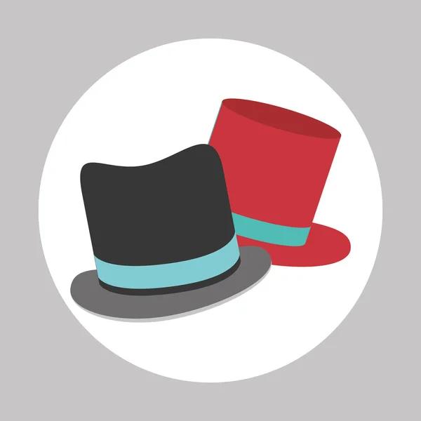 Sombrero icono de diseño — Archivo Imágenes Vectoriales