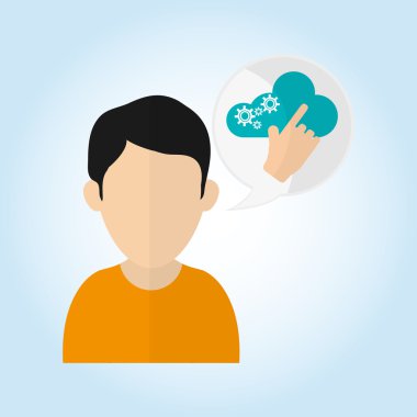 Fikir simgesi tasarım