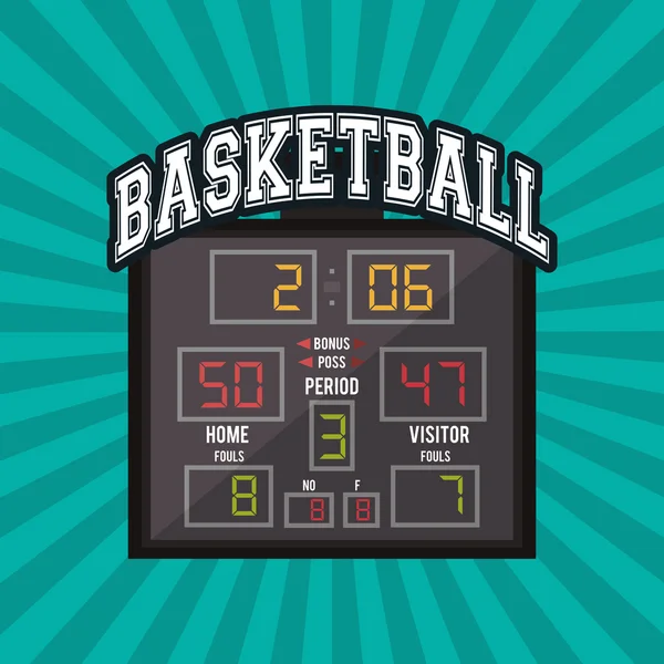 Basketball Sport Design — Stockvektor