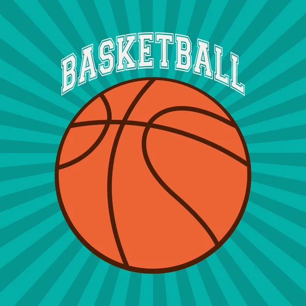 Basketball sport design — Stock Vector