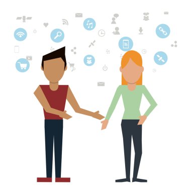 İnsanlar simgesi tasarım