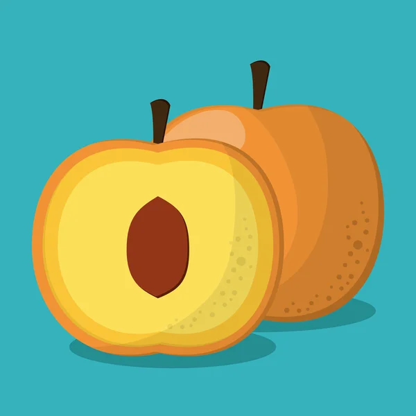 Design icona di frutta — Vettoriale Stock
