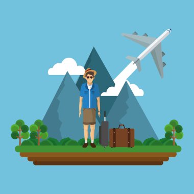 seyahat etmek simge tasarım