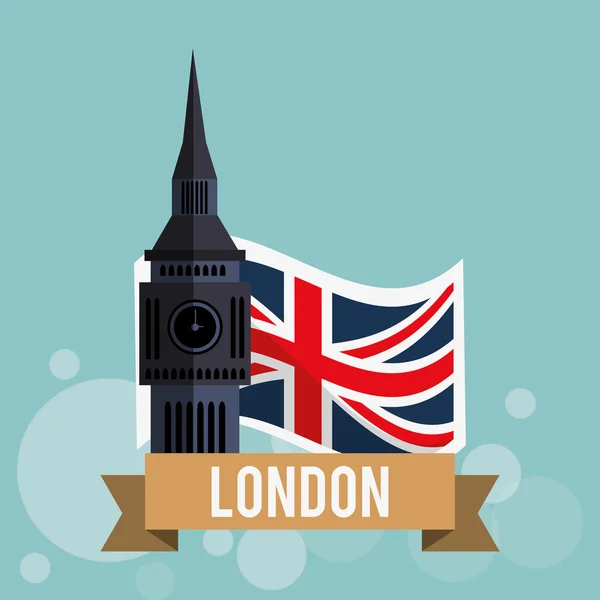 Лондонский иконка — стоковый вектор