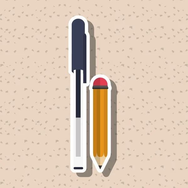 Bleistift-Icon-Design — Stockvektor