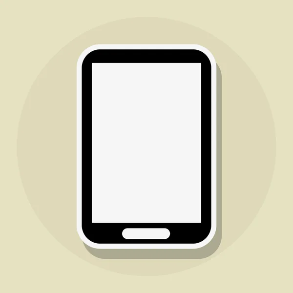 Smartphone pictogram ontwerp — Stockvector