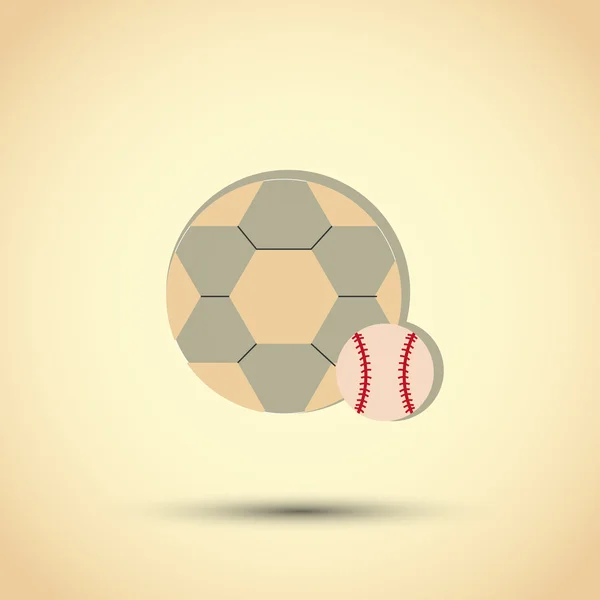 Sporten ballen design — Stockvector