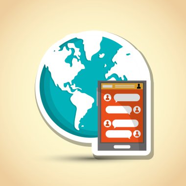 İletişim simgesi tasarım